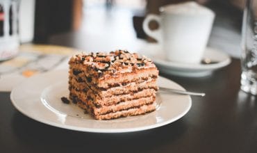 Breakfast in a bar