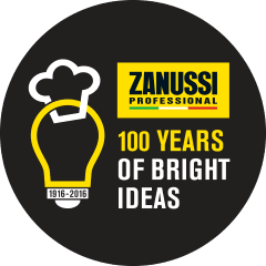 logo_100years_Zanussi Professional black_bkg round