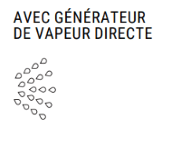 Avec générateur de vapeur directe Avec générateur de vapeur directe